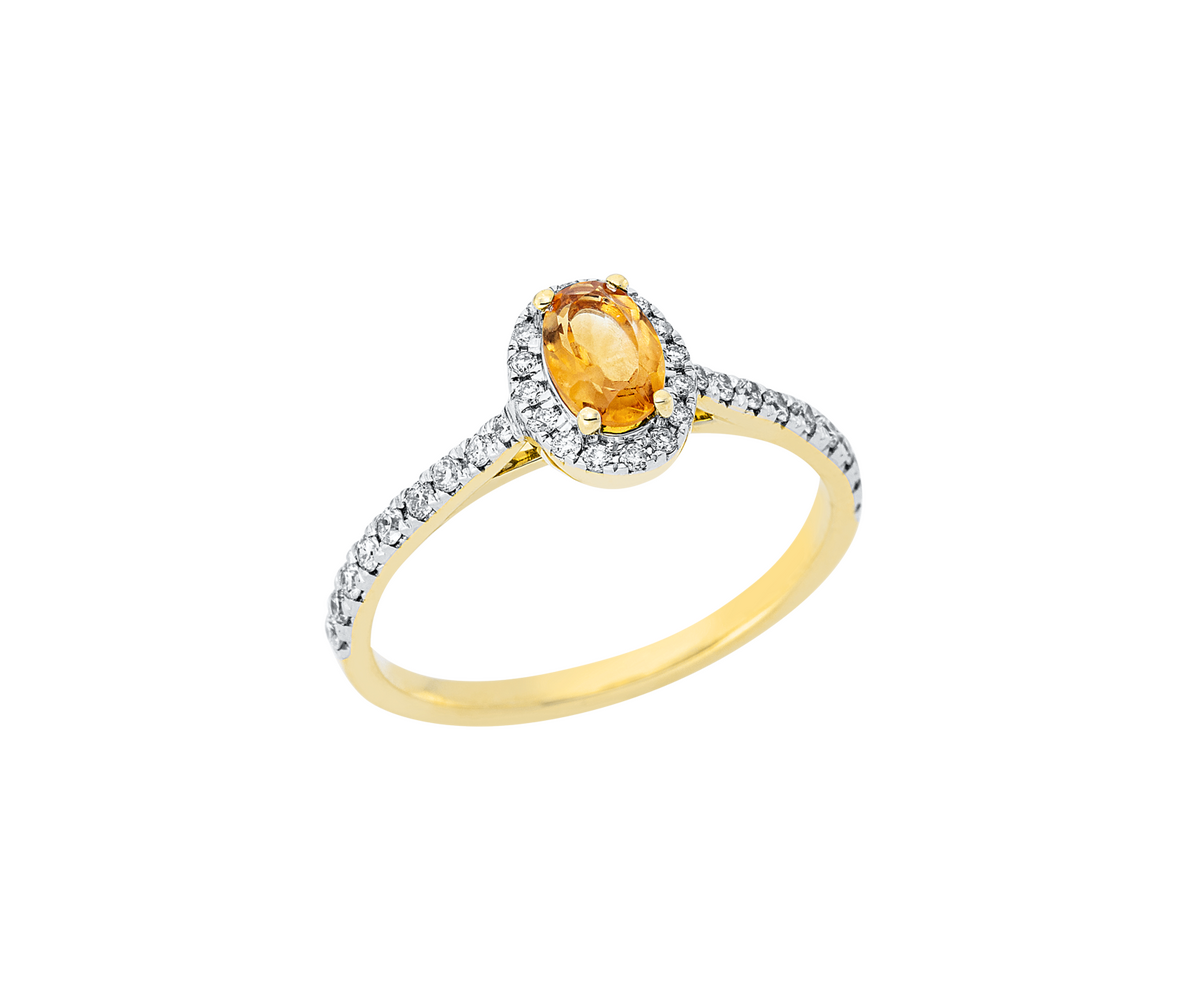 Brogle Classic citrine ring