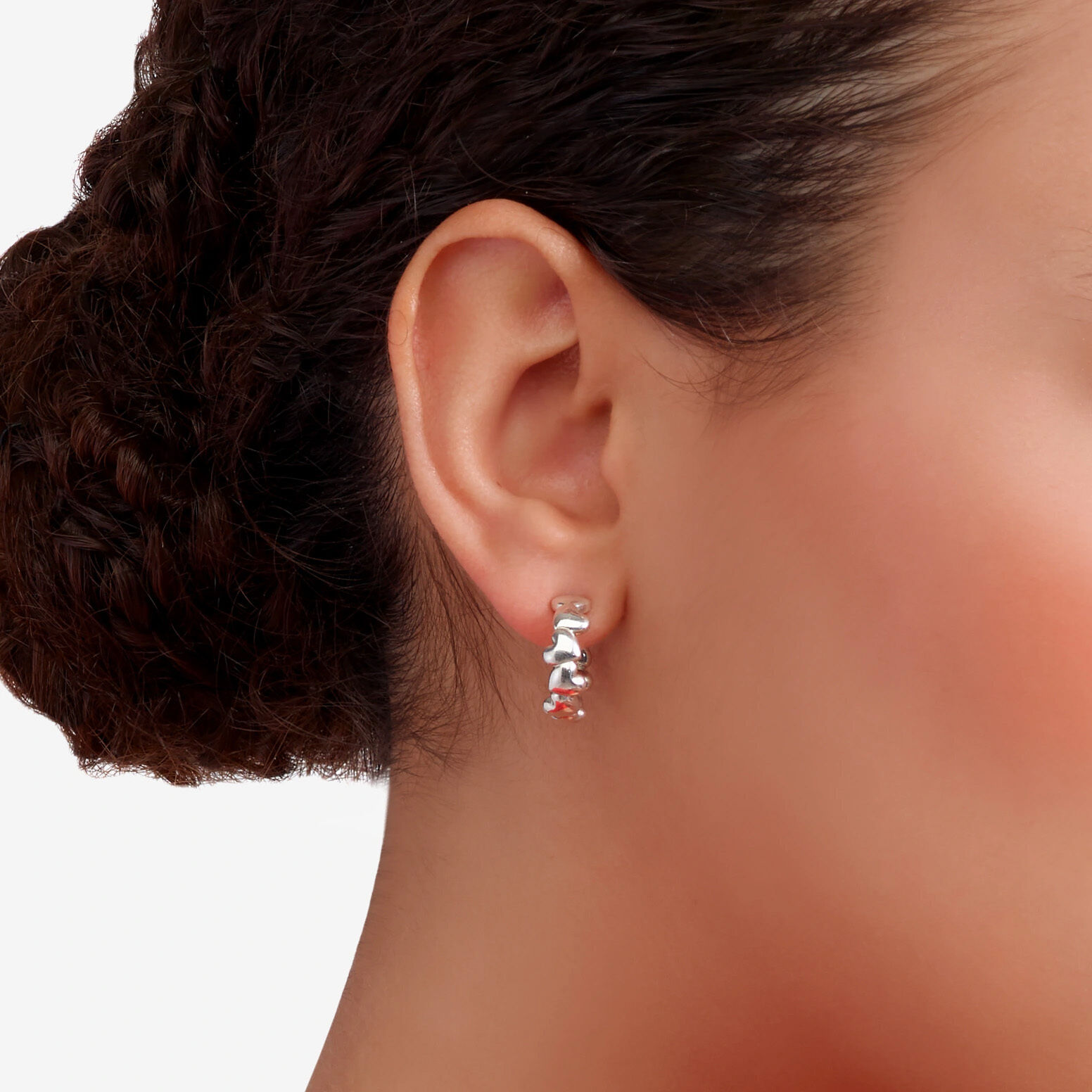 Dodo heart hoop earrings Dodo heart hoop earrings