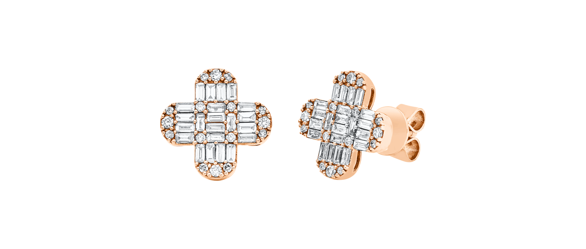 Brogle Classic diamond stud earrings Brogle Classic diamond stud earrings