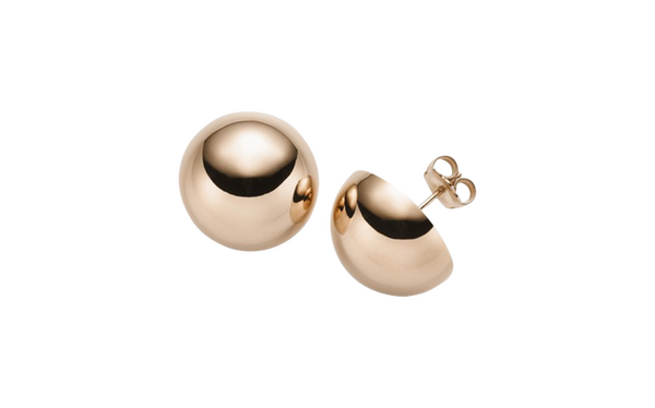 Brogle Classic gold stud earrings