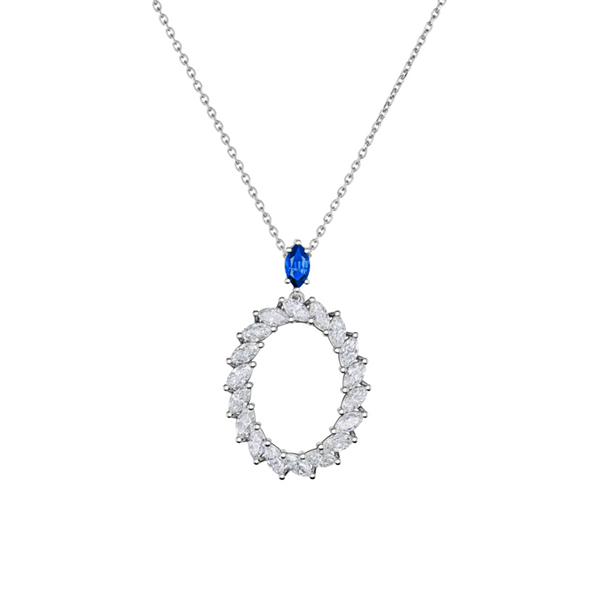 Chopard L'Heure du Diamant Marquise Halskette mit Anhänger