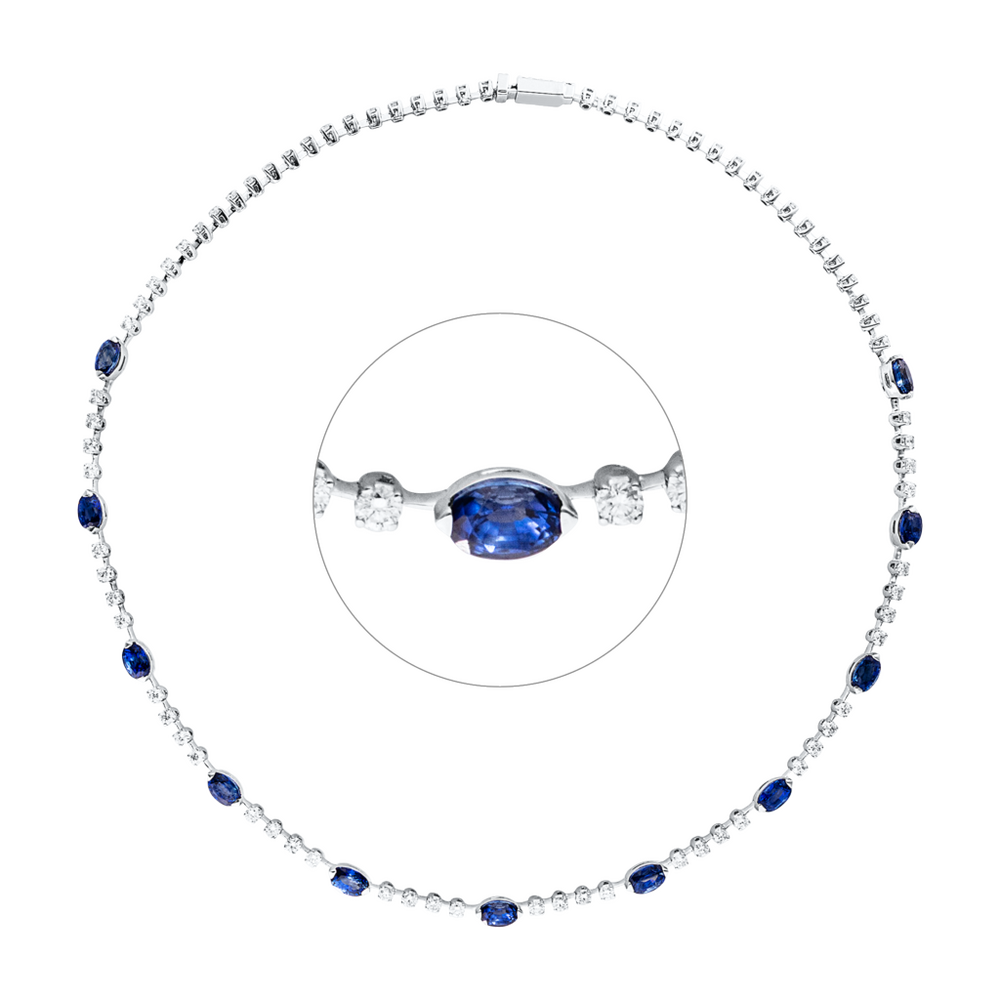 Brogle Selection sapphire necklace Brogle Selection sapphire necklace