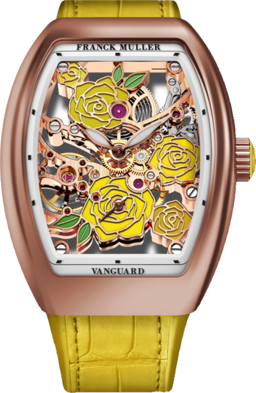 Franck Muller Vanguard Rose Skeleton 42.3 x 32mm