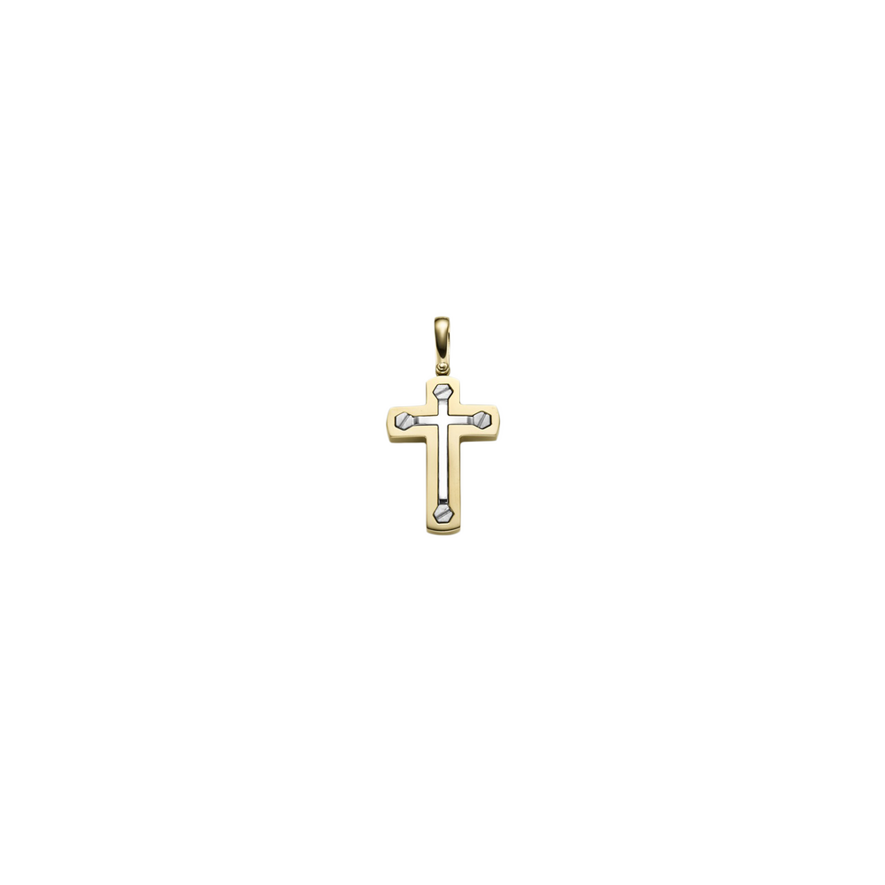 Brogle Selection Spirit cross pendant in gold