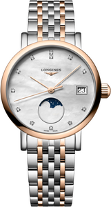 Longines Elegant Diamond Quartz Moonphase 30mm