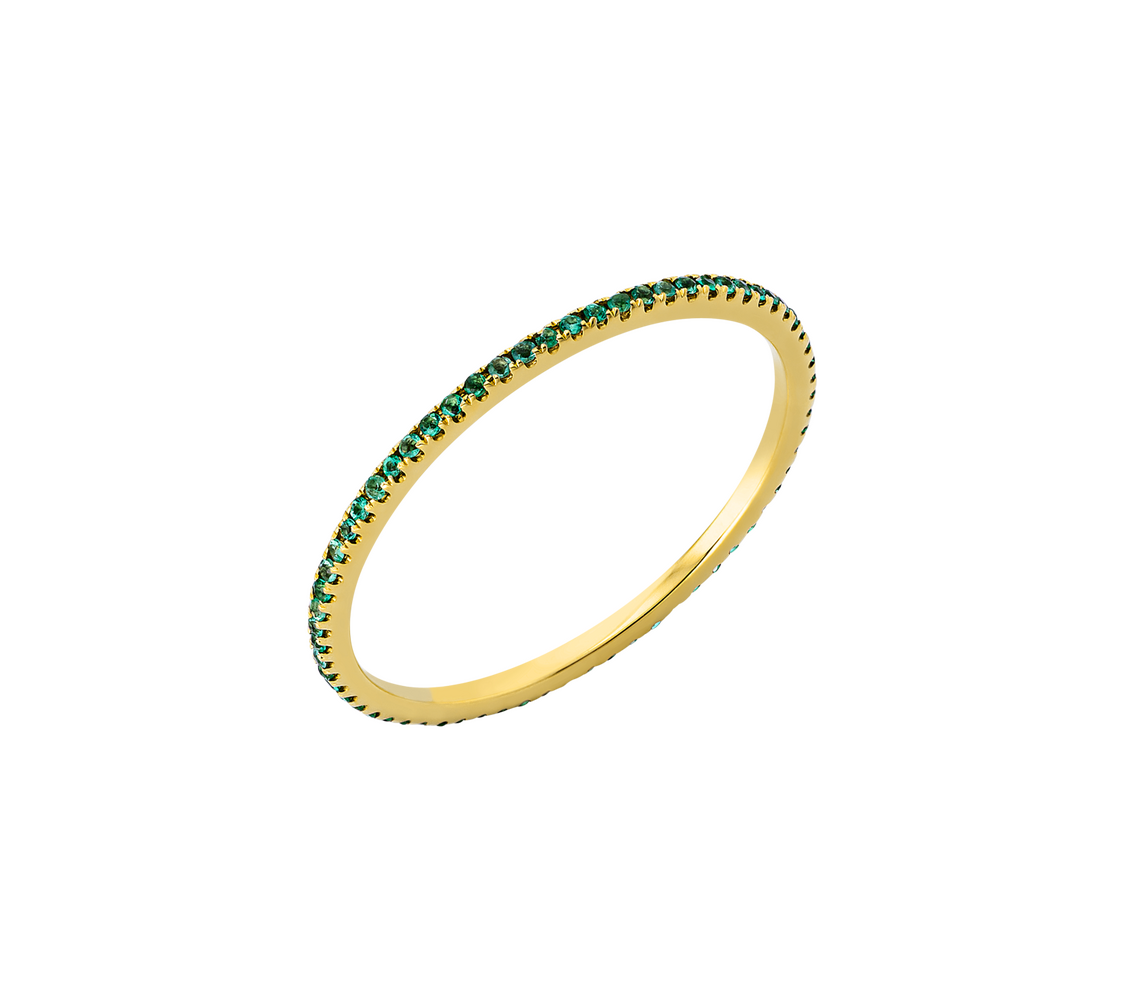 Brogle Classic emerald ring