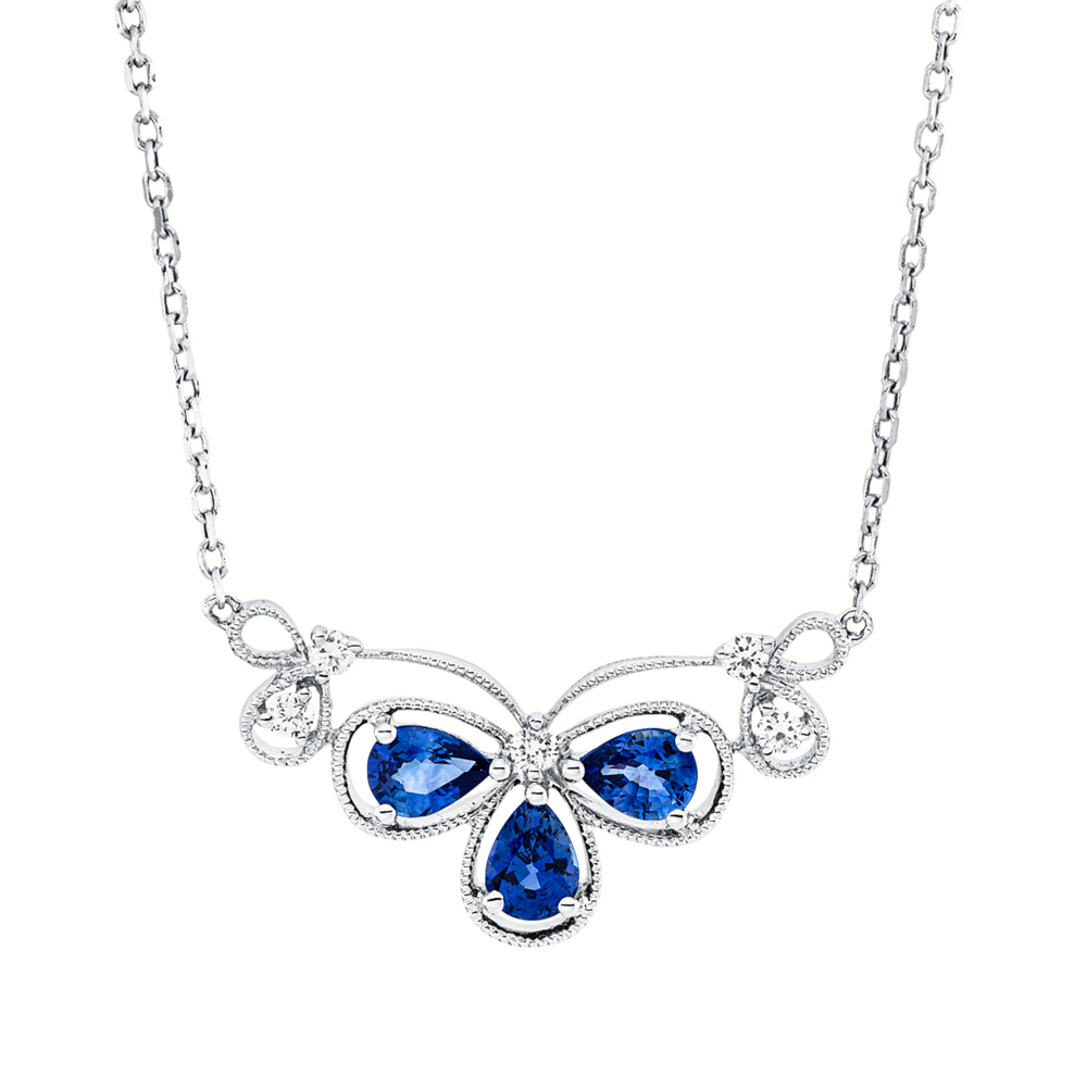 Brogle Classic Kette mit Saphiranhänger