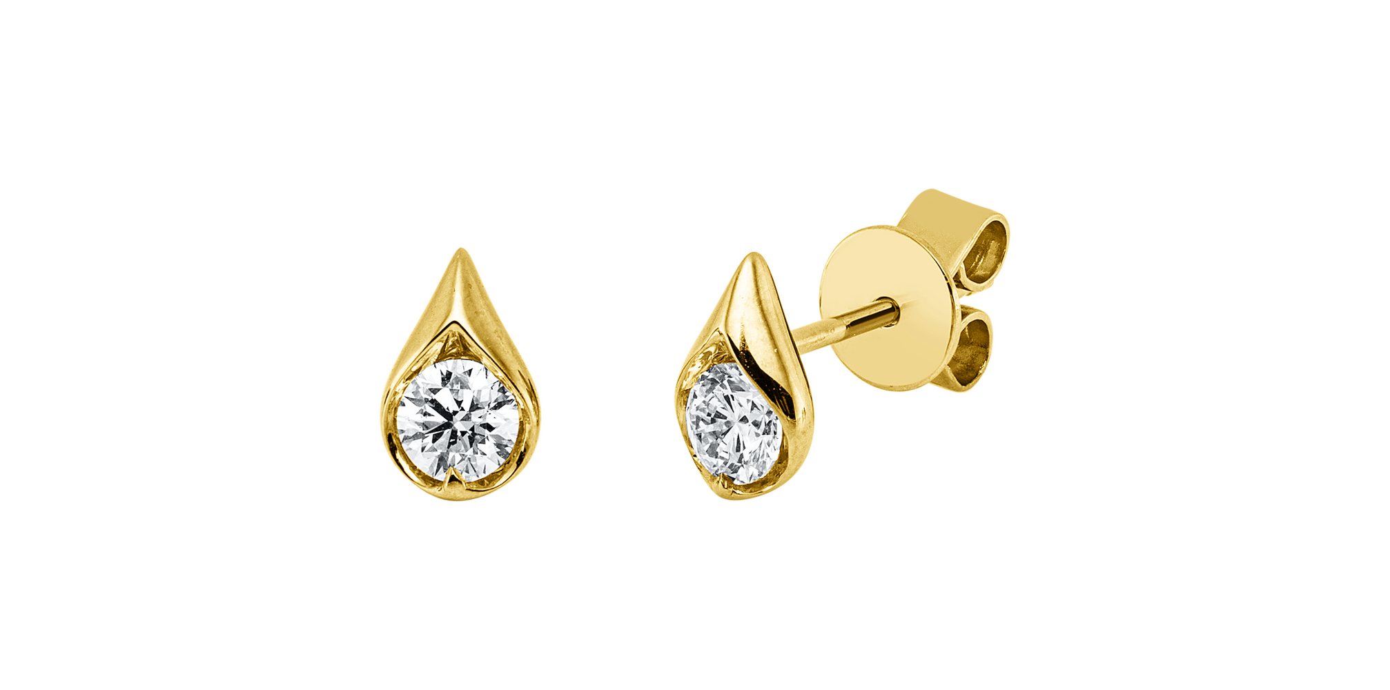 Brogle Classic diamond stud earrings