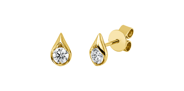 Brogle Classic diamond stud earrings