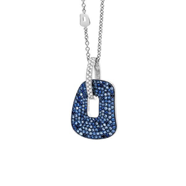 Mattioli Puzzle Unica necklace with pendant, large Mattioli Puzzle Unica necklace with pendant, large
