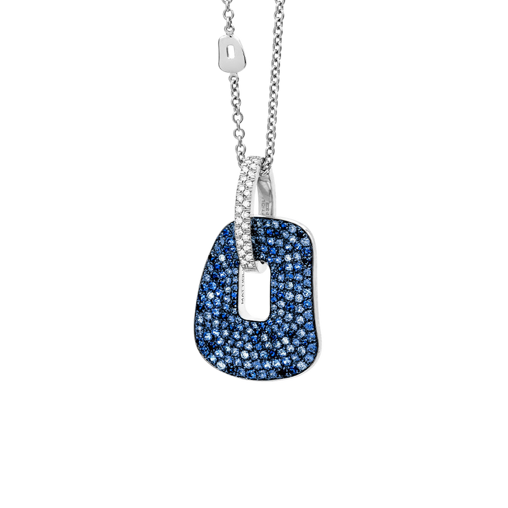 Mattioli Puzzle Unica necklace with pendant, large Mattioli Puzzle Unica necklace with pendant, large