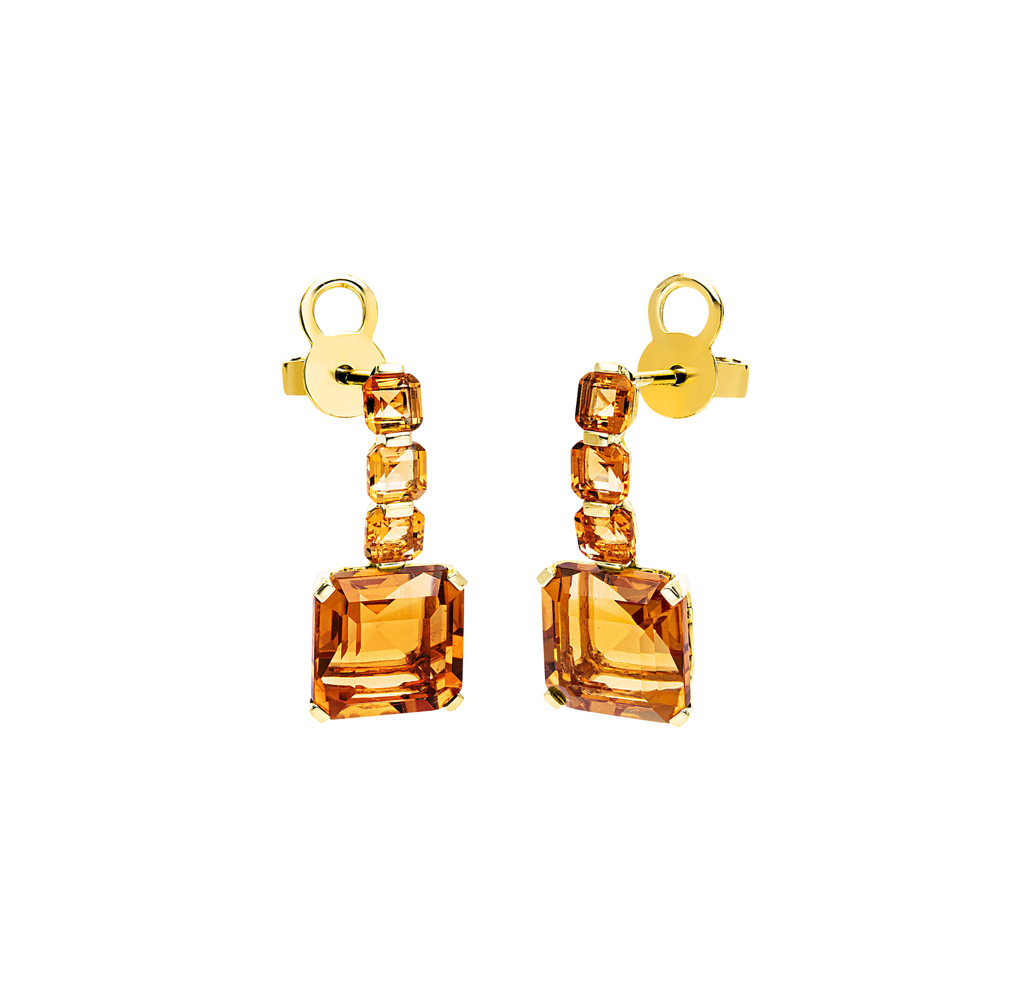 Brogle Classic citrine earrings Brogle Classic citrine earrings
