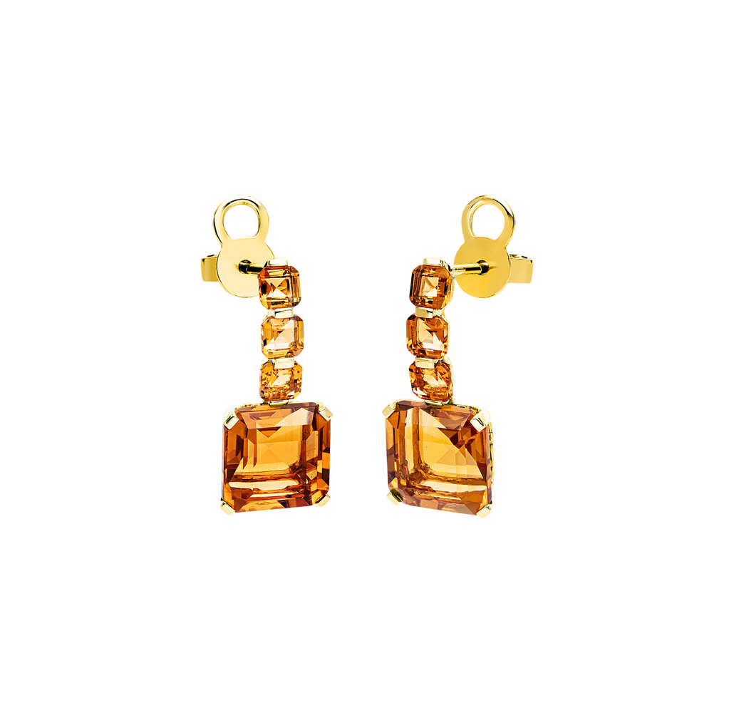 Brogle Classic citrine earrings Brogle Classic citrine earrings