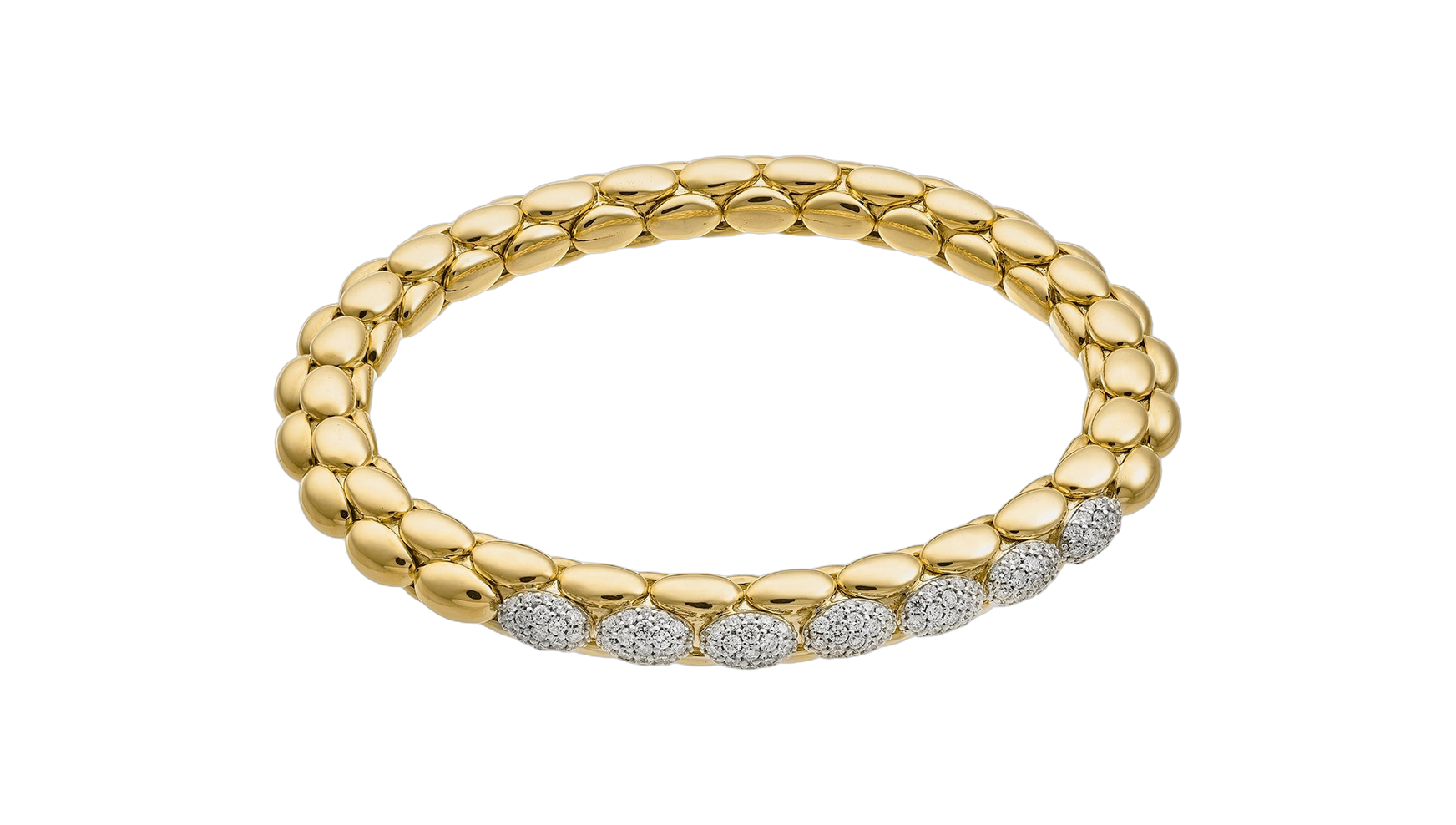 Chimento Stretch Spring Two-Tone Flexible Bracelet Chimento Stretch Spring Two-Tone Flexible Bracelet