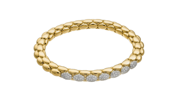 Chimento Stretch Spring Two-Tone Flexible Bracelet Chimento Stretch Spring Two-Tone Flexible Bracelet