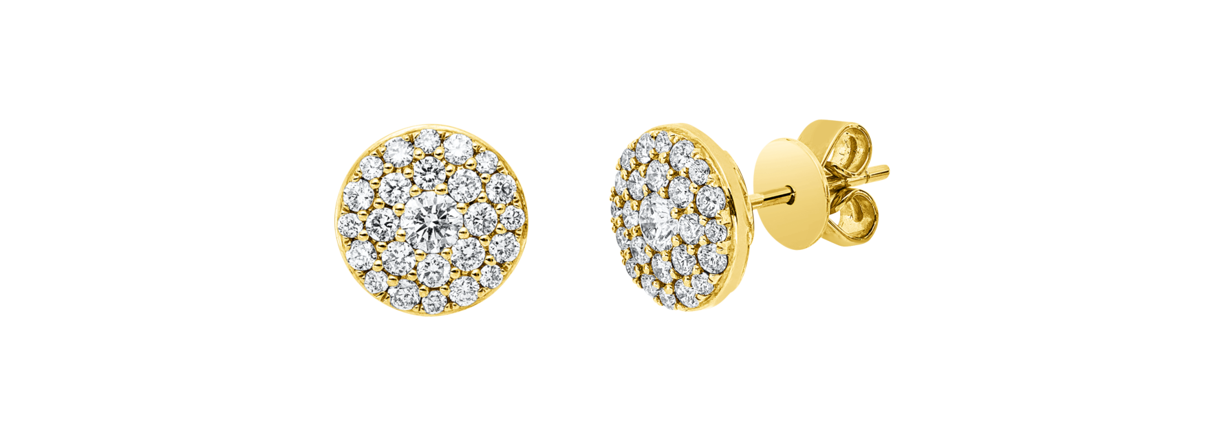 Brogle Classic diamond stud earrings