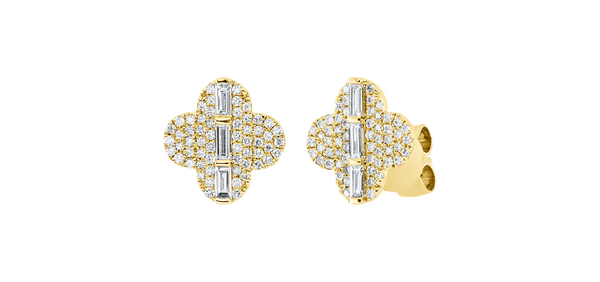 Brogle Classic diamond stud earrings
