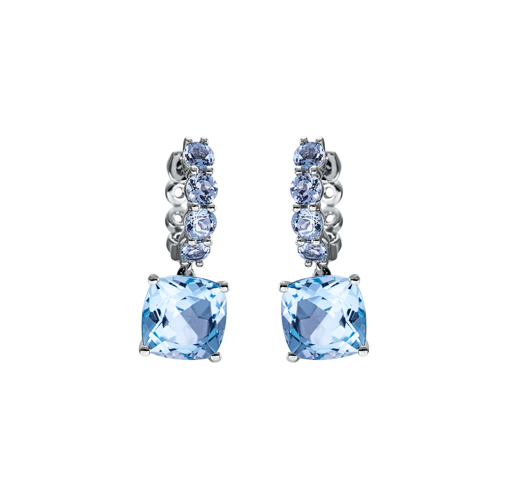 Brogle Classic Sky topaz earrings