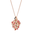 Tamara Comolli Snowflakes Classic Blush Leaf Pendant