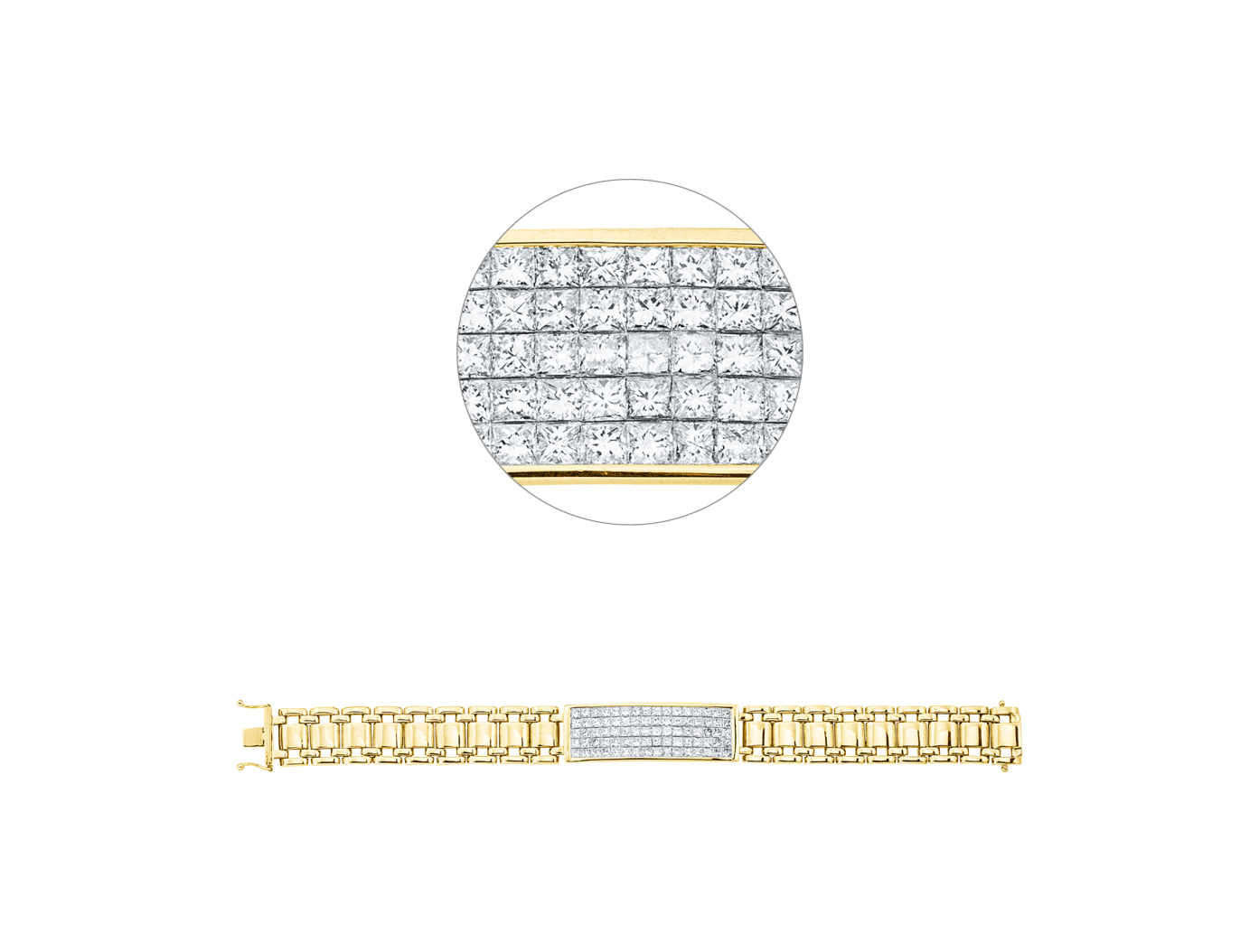 Brogle Selection bicolor diamond bracelet