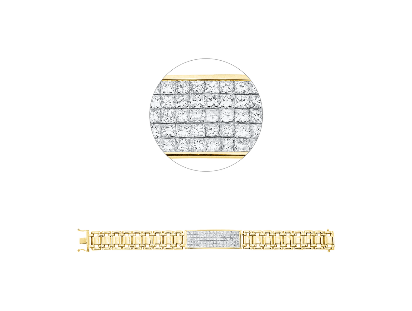 Brogle Selection bicolor diamond bracelet Brogle Selection bicolor diamond bracelet