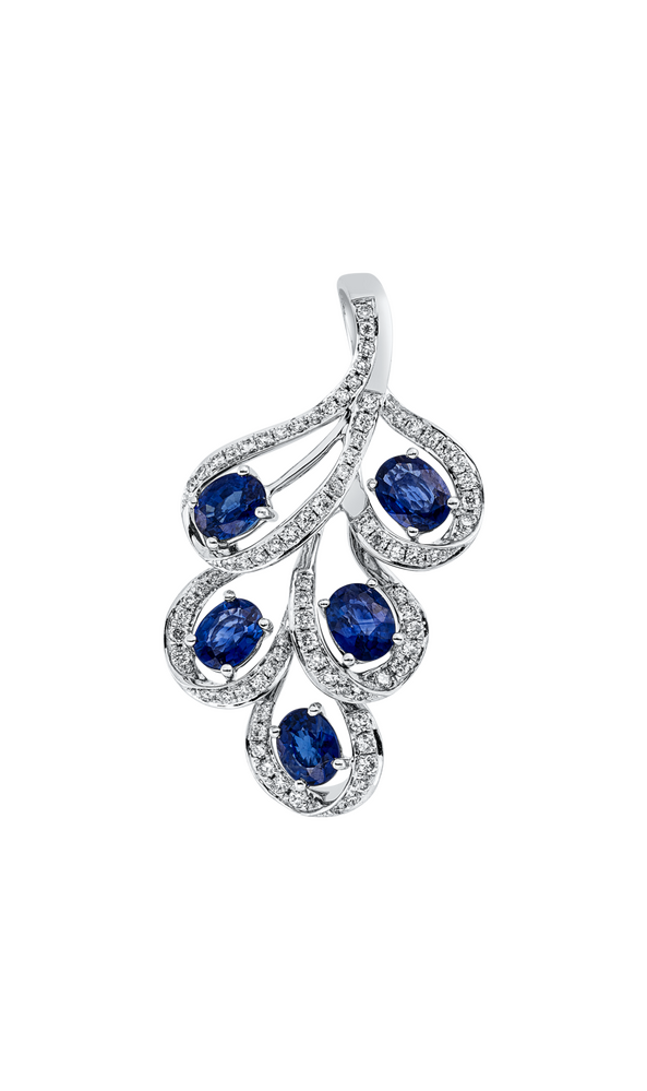 Brogle Classic sapphire pendant