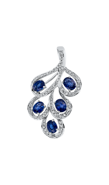 Brogle Classic sapphire pendant