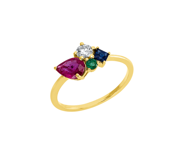 Brogle Classic colored stone ring