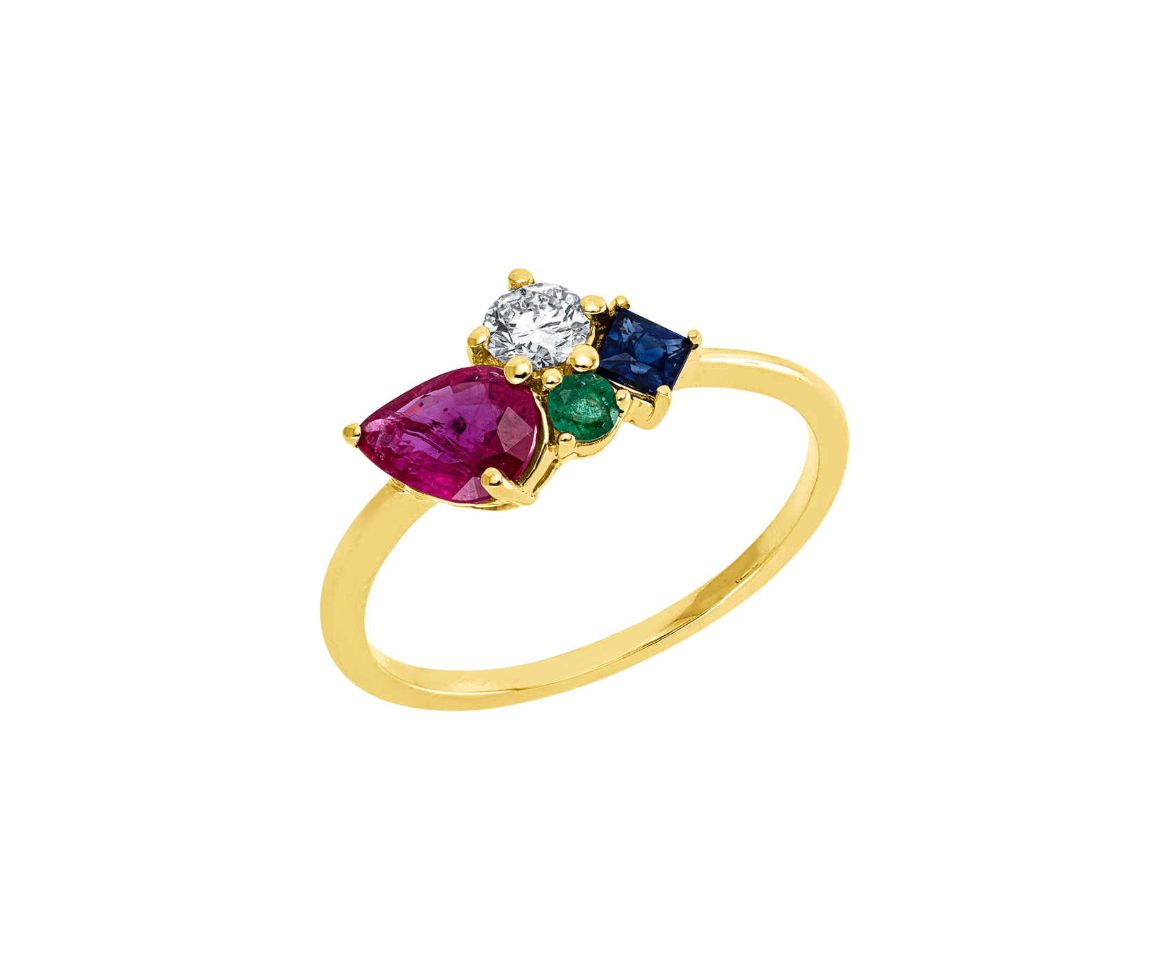 Brogle Classic colored stone ring Brogle Classic colored stone ring