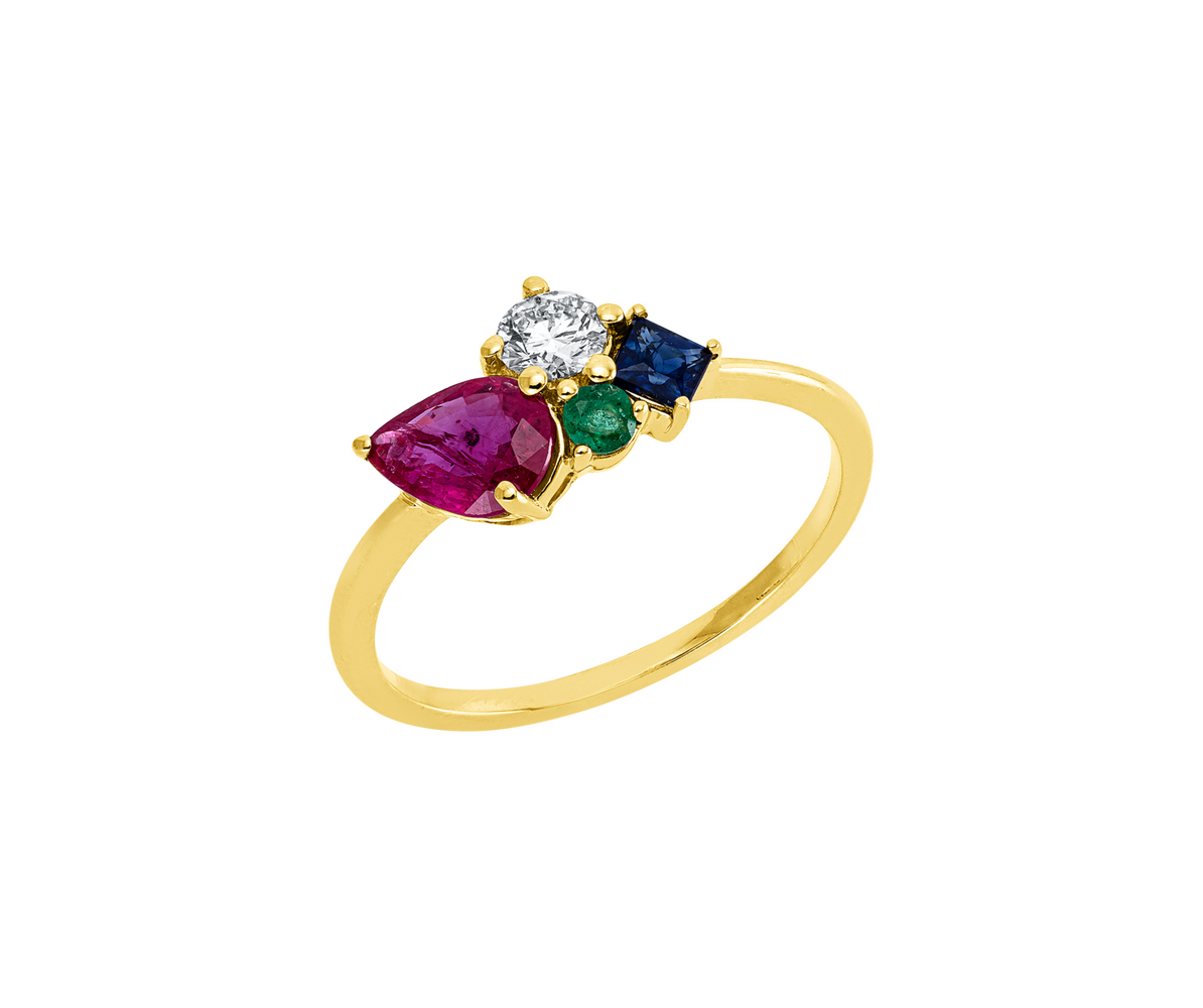 Brogle Classic colored stone ring Brogle Classic colored stone ring