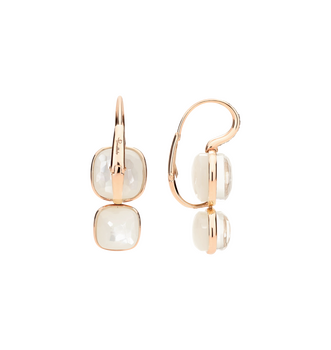 POC2025 O7WHR BTBMP 030 Pomellato nudo pendant earrings rose gold 18kt white topaz mother of pearl diamond aef6e45dc6e952327