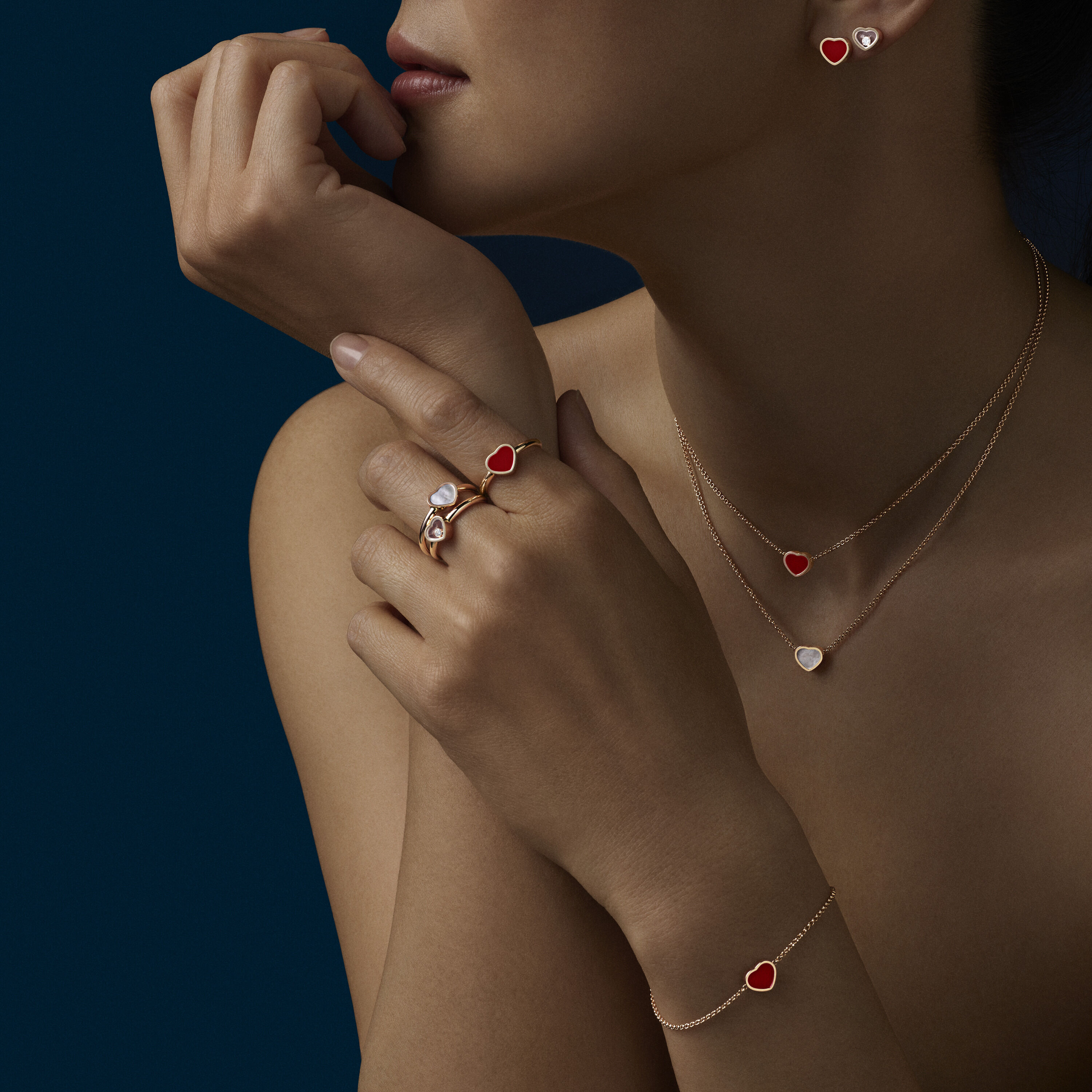 Chopard My Happy Hearts Necklace with Pendant Chopard My Happy Hearts Necklace with Pendant