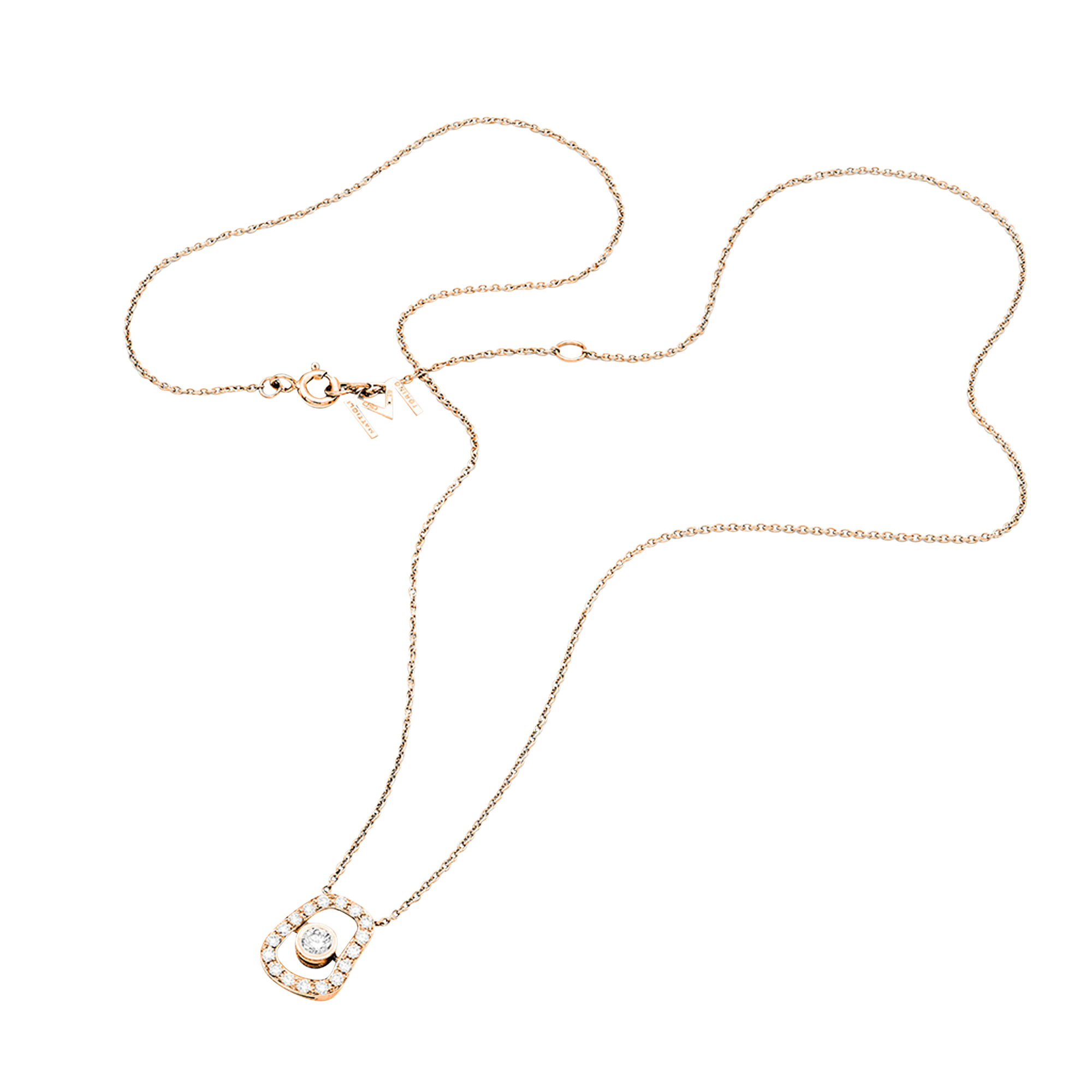 Mattioli Puzzle Diamonds necklace with pendant Mattioli Puzzle Diamonds necklace with pendant