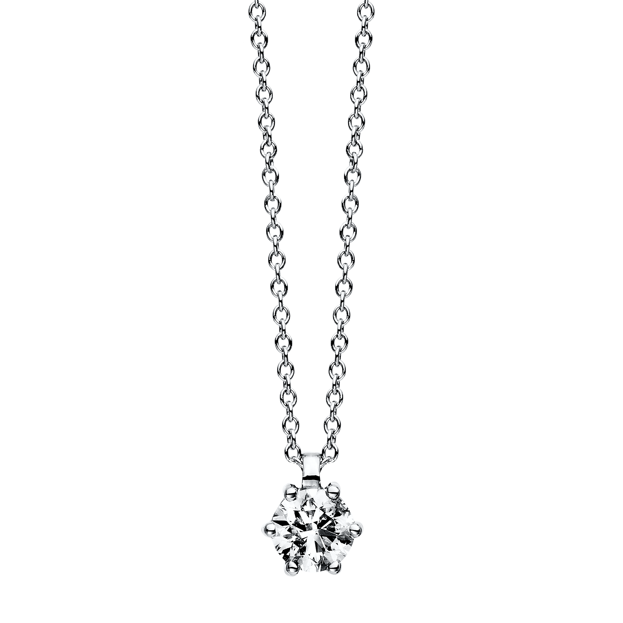 Brogle solitaire necklace Marie up to 0.5 carat Brogle solitaire necklace Marie up to 0.5 carat