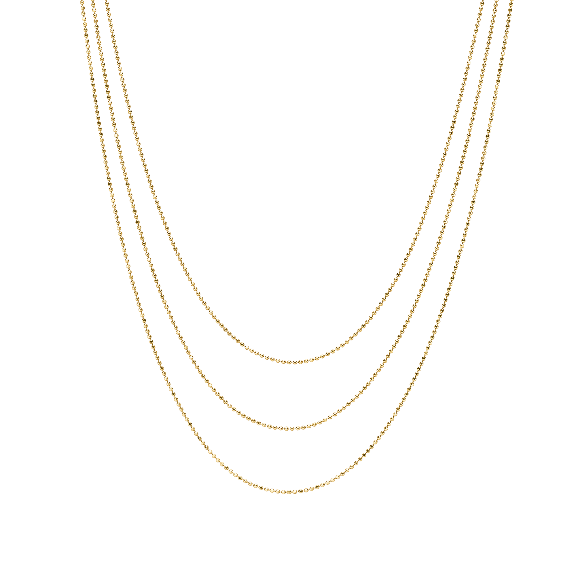 Brogle Classic Kügelchen Goldkette 0,9mm