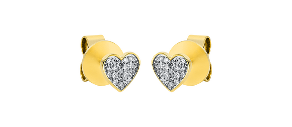 Brogle Classic Diamantherzohrstecker