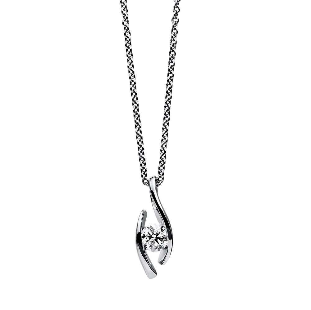 Brogle solitaire necklace Brogle solitaire necklace