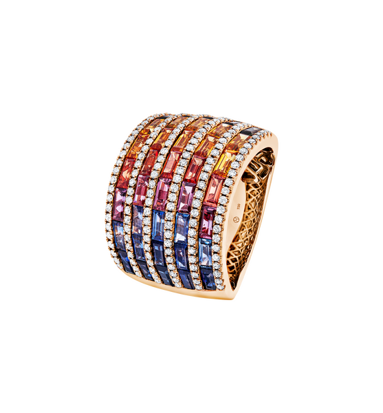 Brogle Selection sapphire ring Rainbow Brogle Selection sapphire ring Rainbow