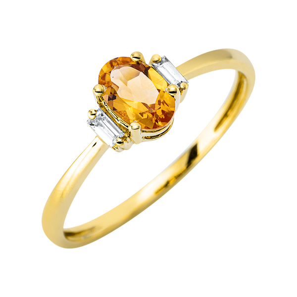 Brogle Selection Felicity citrine ring