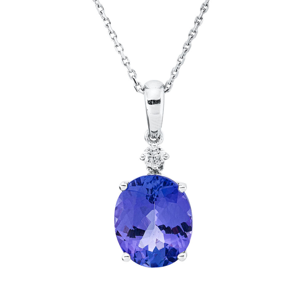 Brogle Selection necklace with tanzanite pendant