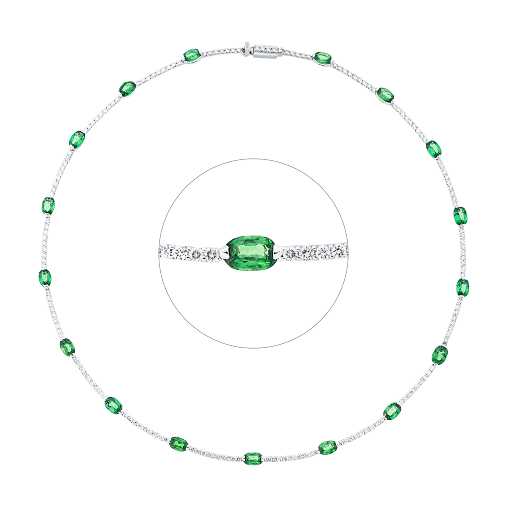 Brogle Selection Tsavorith chain Brogle Selection Tsavorith chain