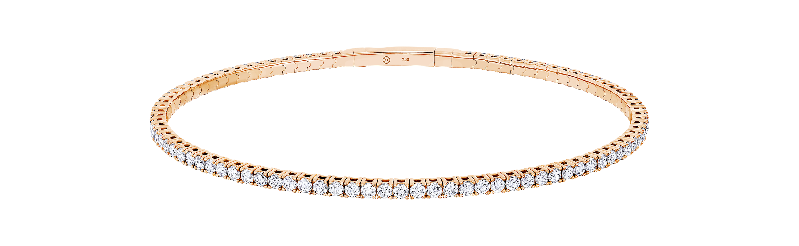 Brogle Selection flexible tennis bracelet Brogle Selection flexible tennis bracelet