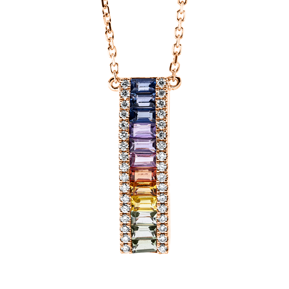 Brogle Selection Rainbow necklace