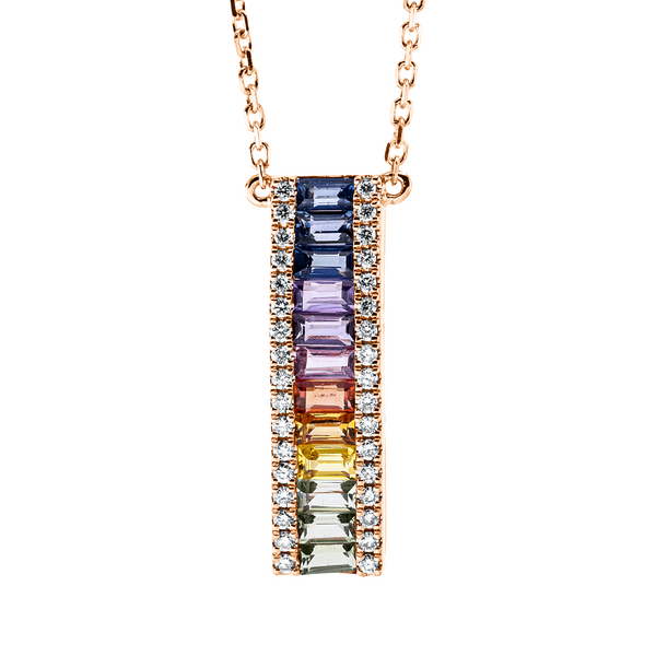 Brogle Selection Rainbow necklace