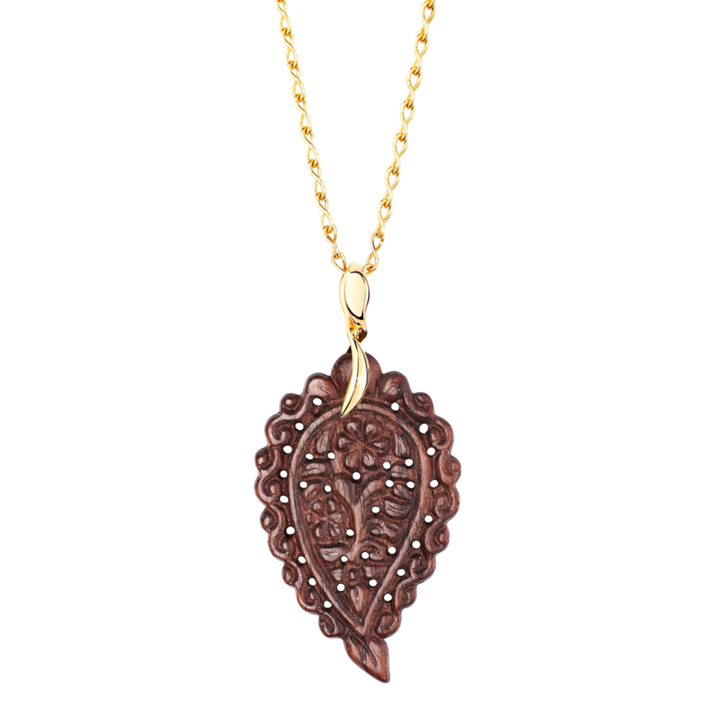 Tamara Comolli Leaf Snakewood M Pendant Tamara Comolli Leaf Snakewood M Pendant