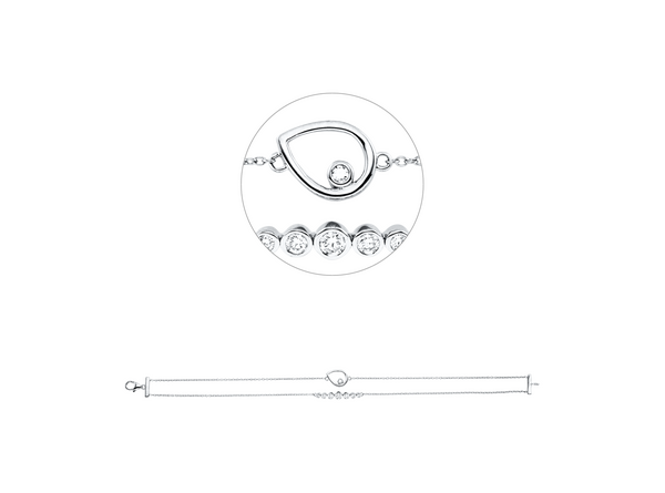 Brogle Classic Diamantarmband