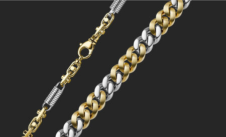 ks brogle herrenschmuck bicolor