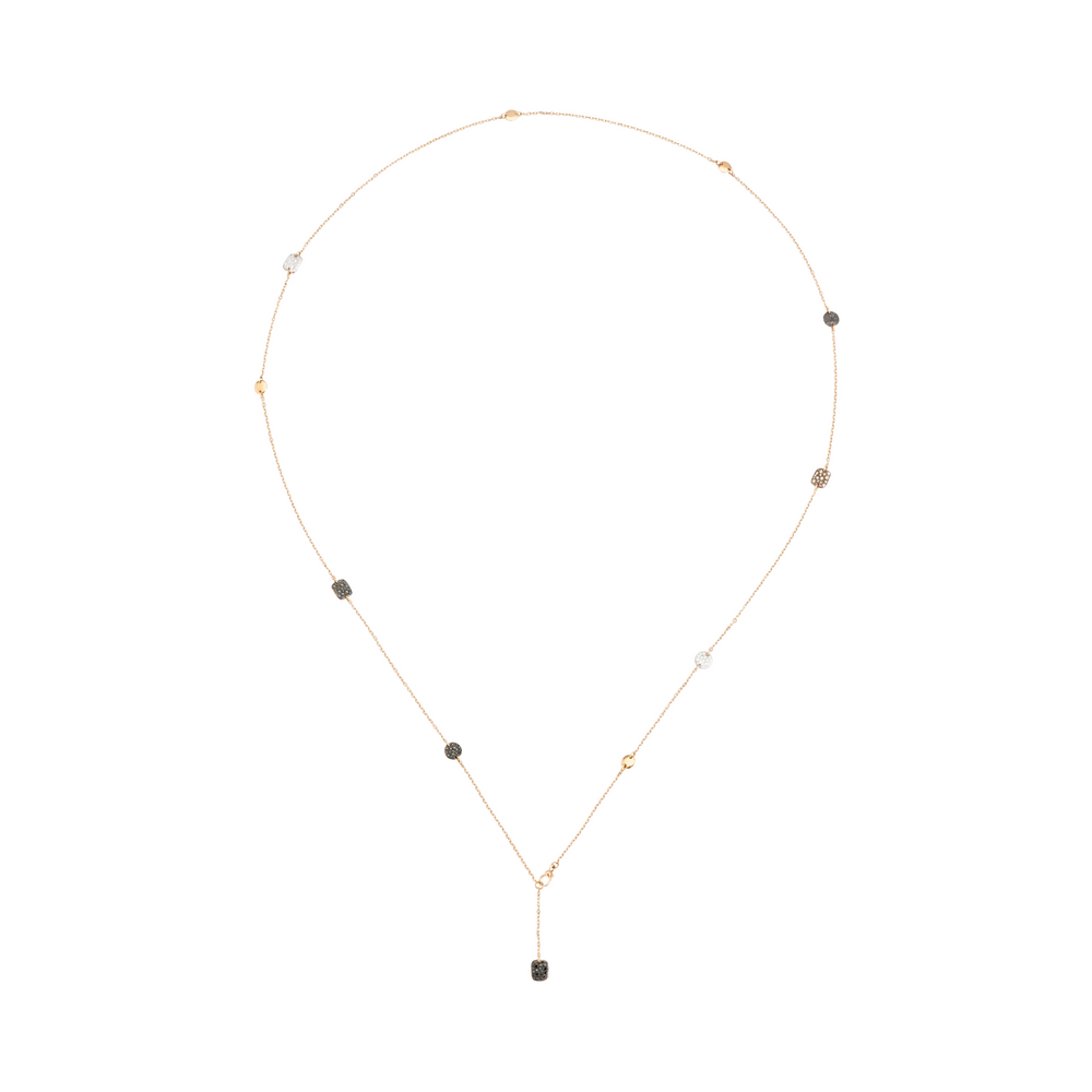 PCC012A 07BWR DBX00 010 Pomellato sabbia sautoir rose gold 18kt diamond brown diamond treated black diamond ac78b2ca3b1326131