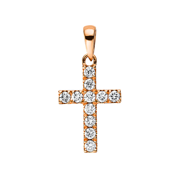 Brogle Classic Kreuzanhänger mit Diamanten Brogle Classic Kreuzanhänger mit Diamanten
