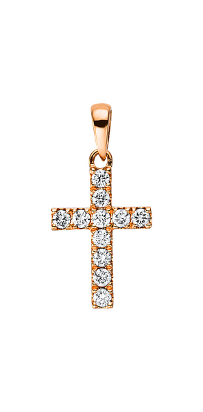 Brogle Classic Kreuzanhänger mit Diamanten Brogle Classic Kreuzanhänger mit Diamanten